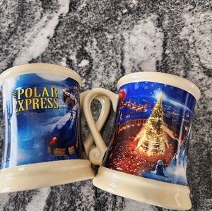 Polar Express Collector Mugs Holidays Spirit Magical Believe Rare Traditional 3D